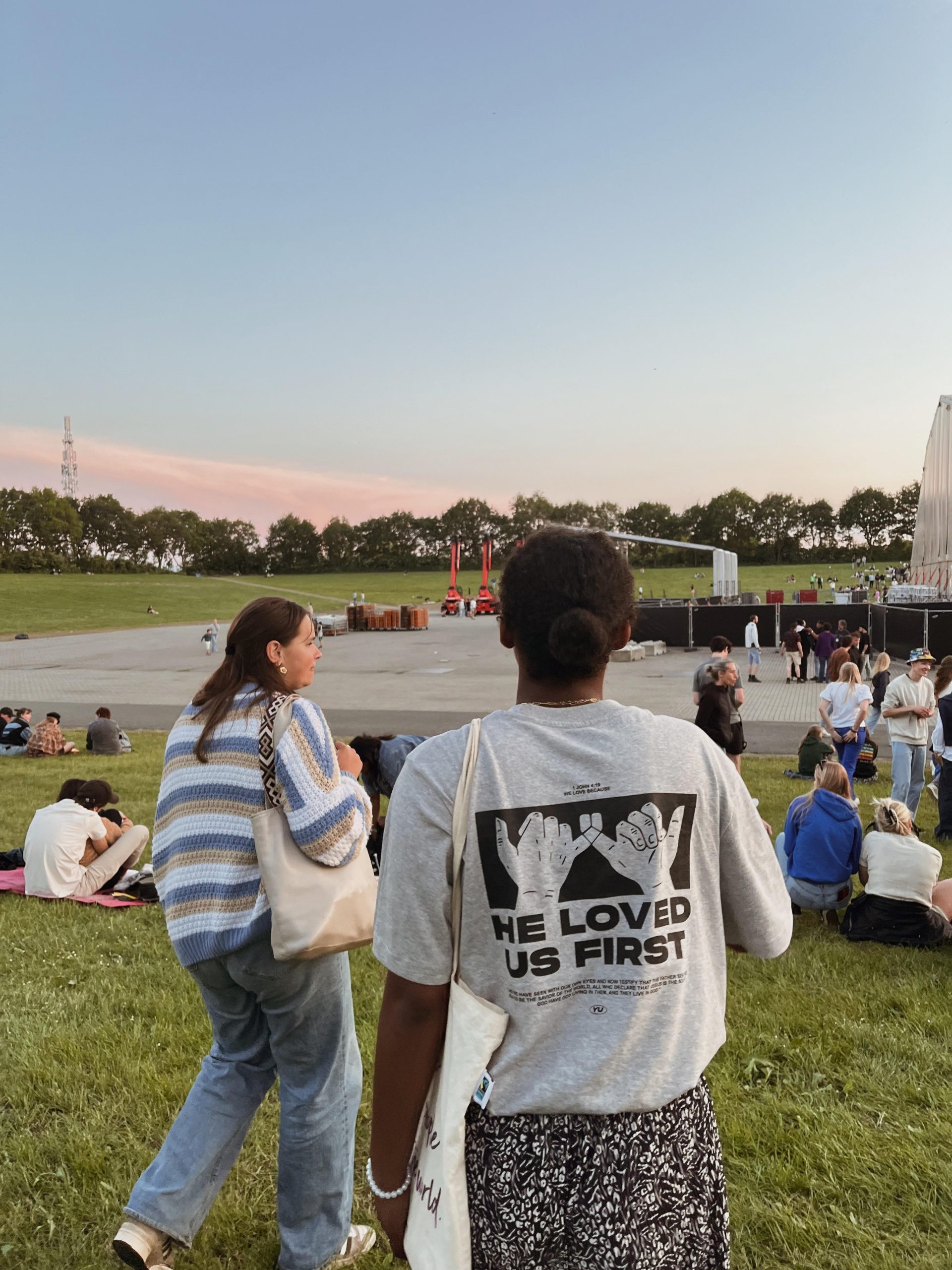 T-Shirt "He Loved Us First"